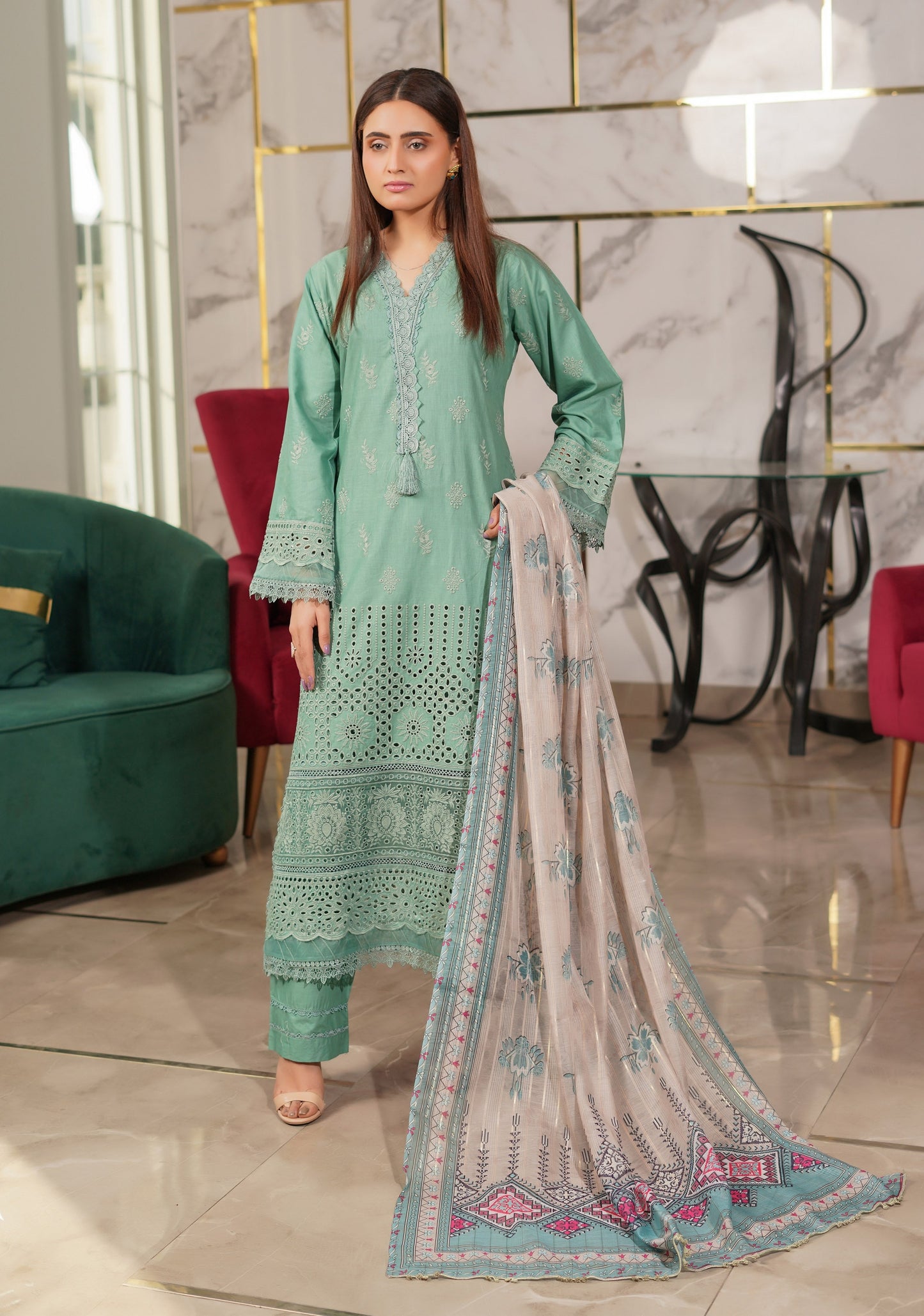 Munira Moon Cotton Sea Foam