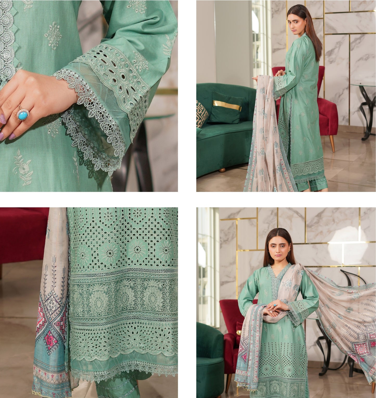 Munira Moon Cotton Sea Foam