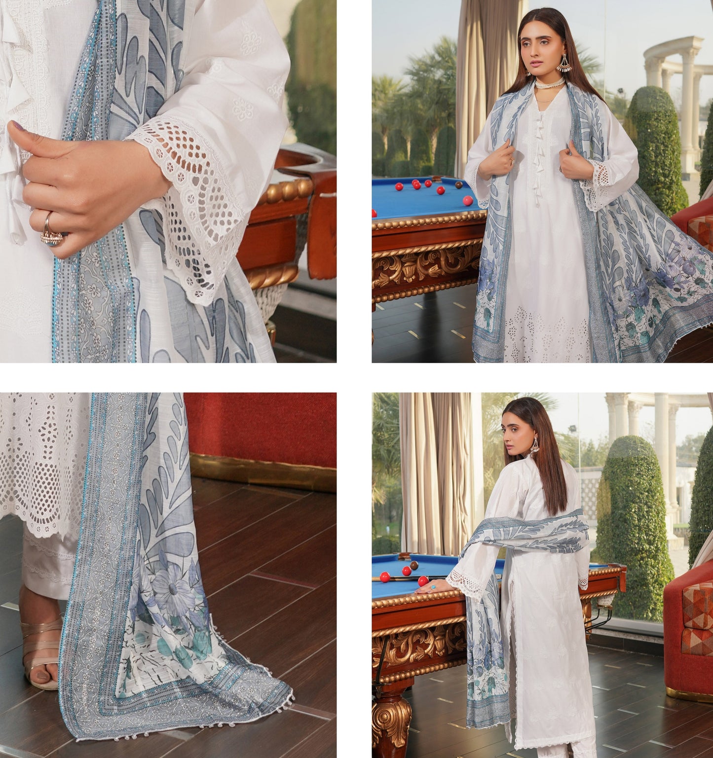 Munira Moon Cotton White