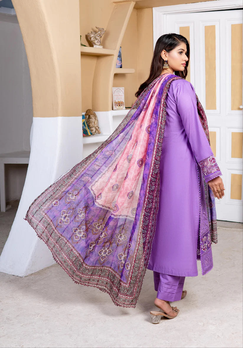 Munira 7 Voguish Cotton Lavender
