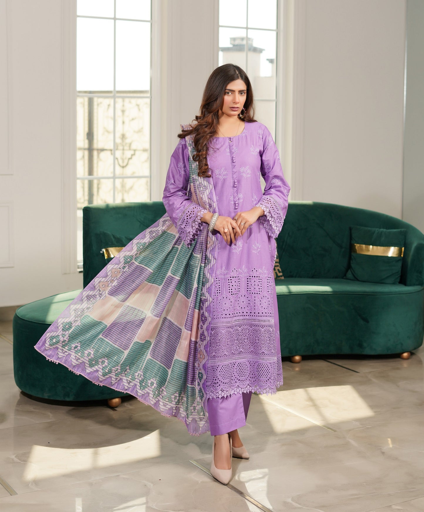Munira Moon Cotton Lilac