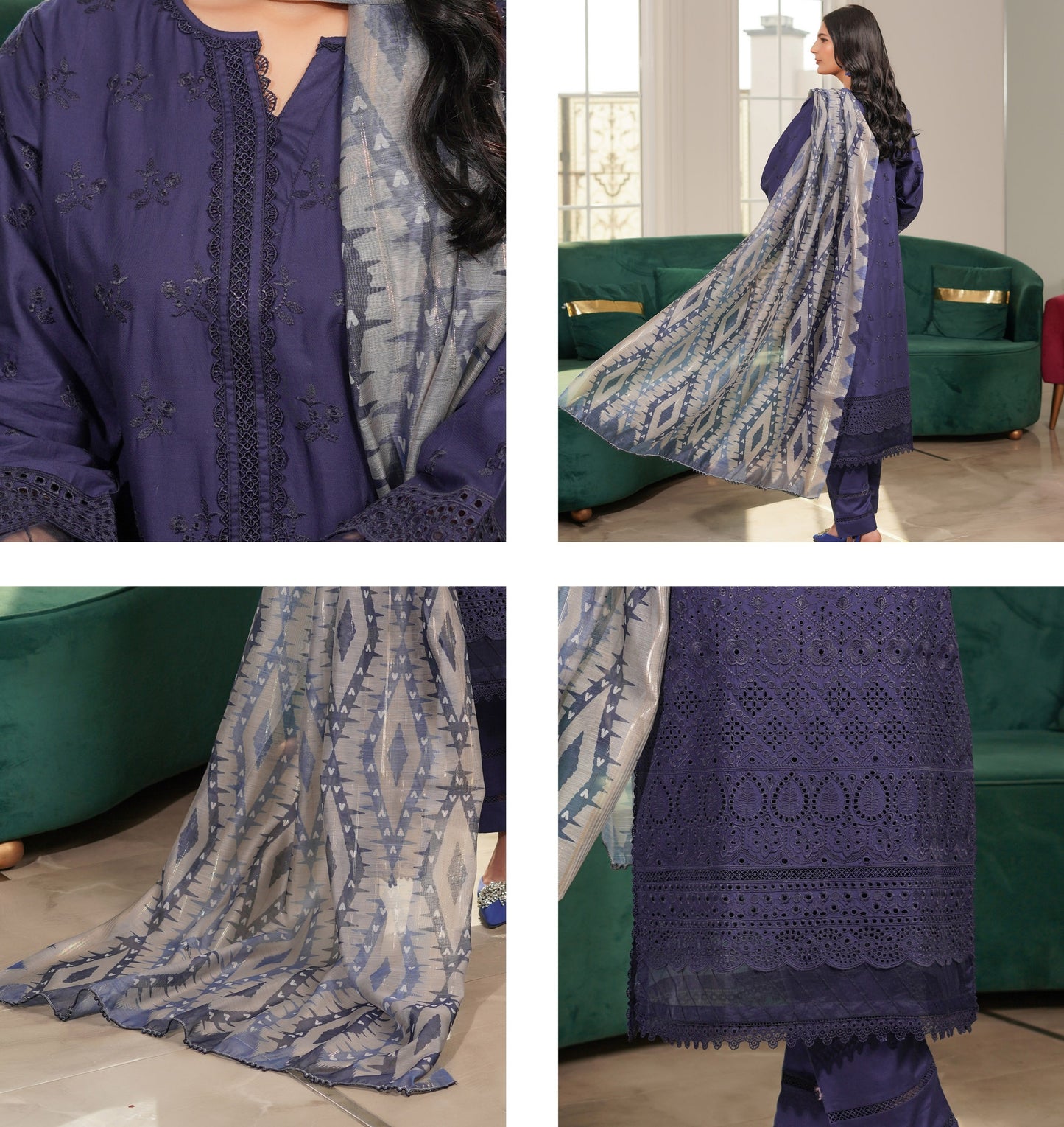 Munira Moon Cotton Blue
