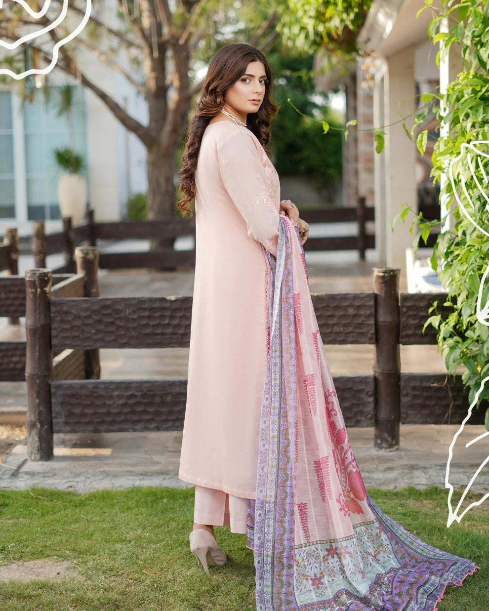 Munira 7 Srollinding Cotton Peach