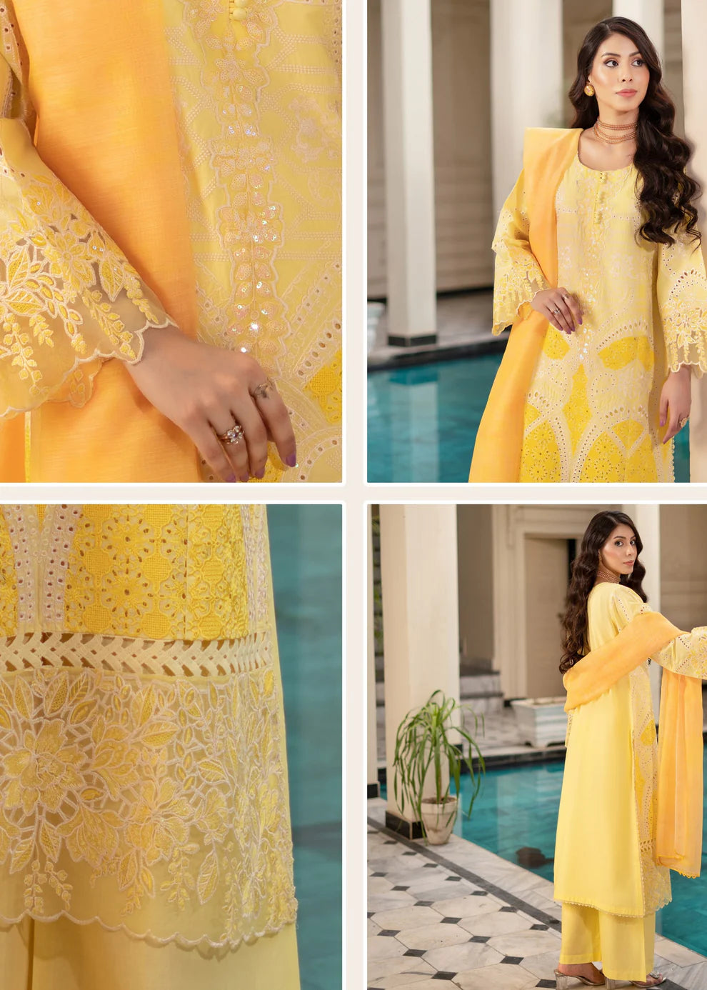 Munira Contemporary Cotton MSL Indian Yellow