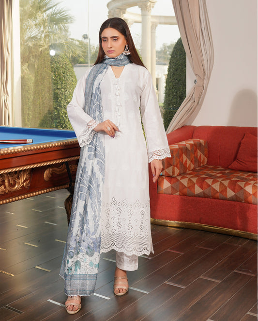 Munira Moon Cotton White