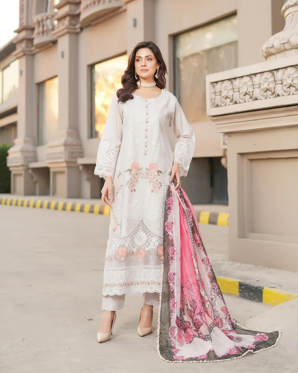 Munira Eid Fiesta Cotton Dusty Skin