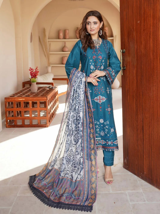 Munira Sitara Lawn Zinc