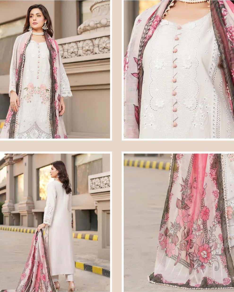 Munira Eid Fiesta Cotton Dusty Skin