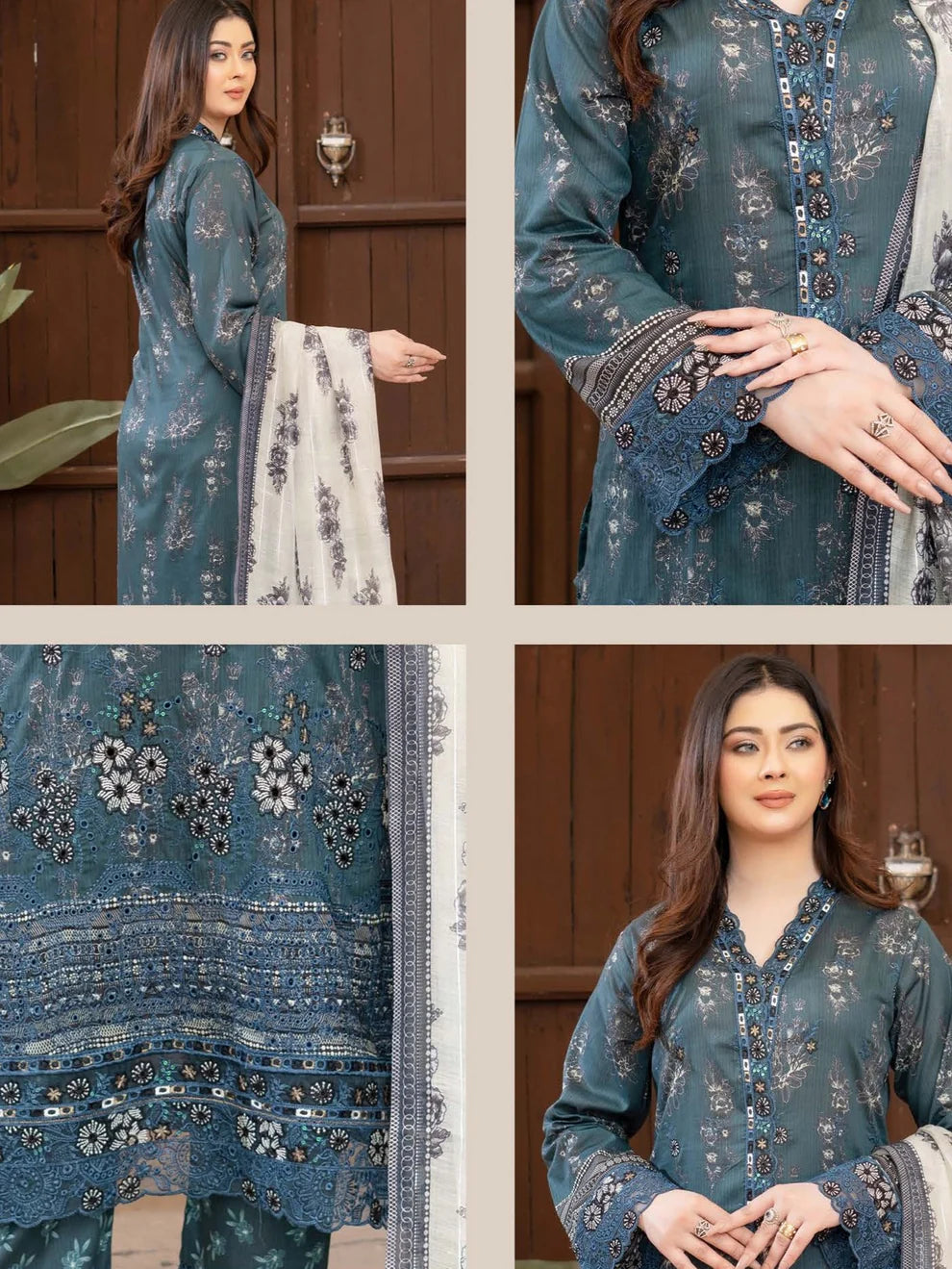 Munira Eid Lawn Zinc