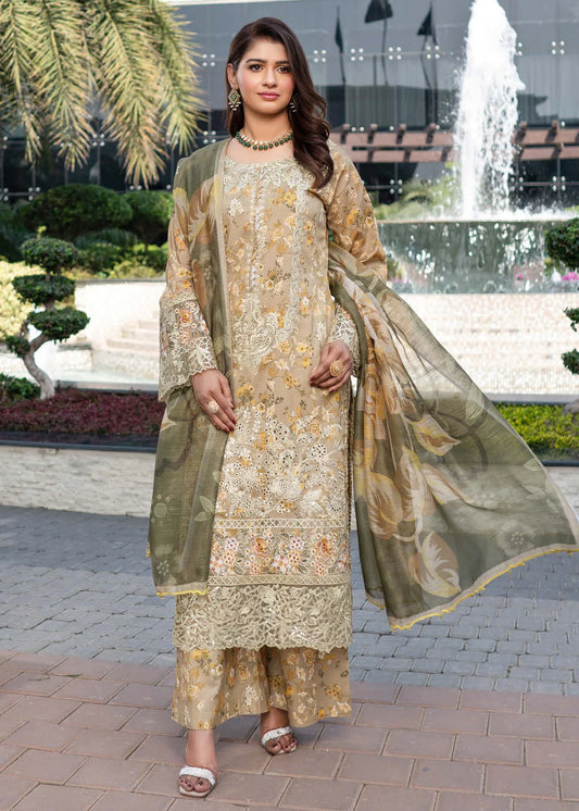 Munira Mah-e-Noor Lawn Mustard