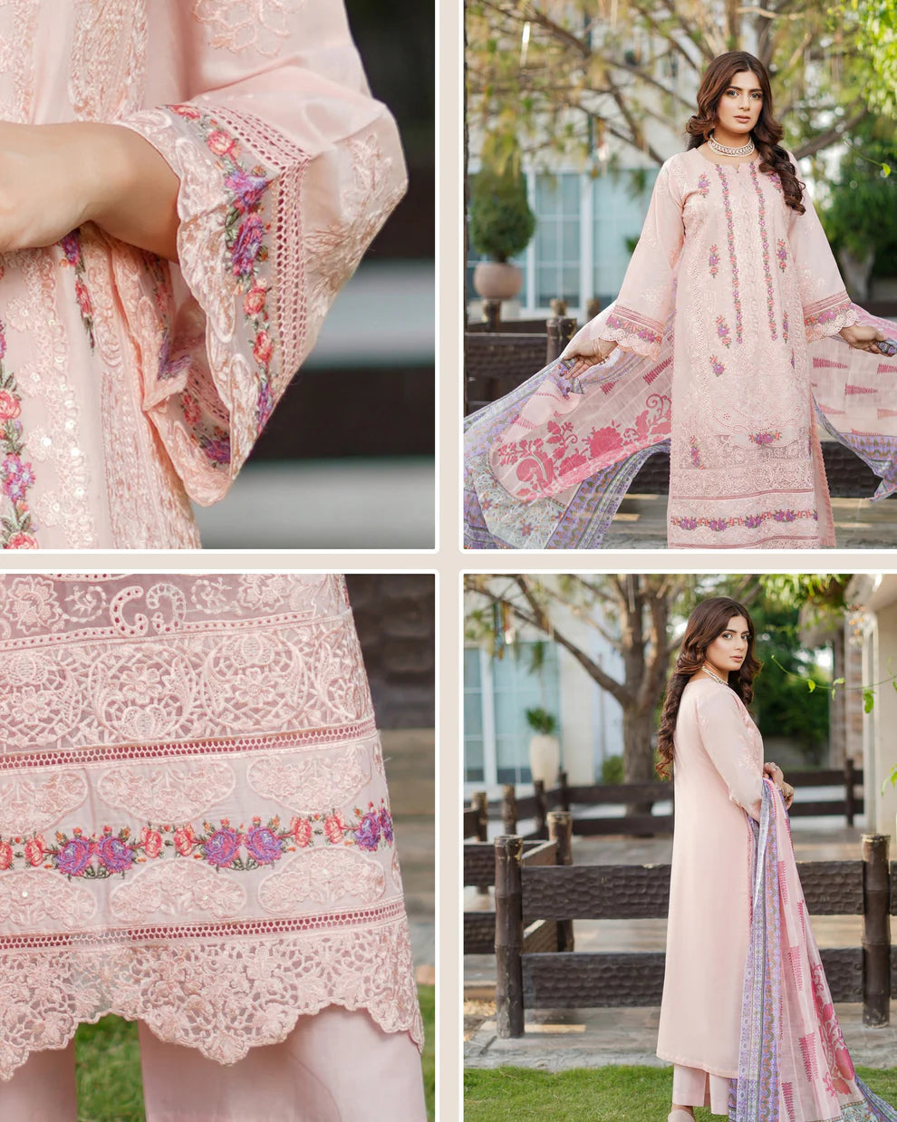 Munira 7 Srollinding Cotton Peach
