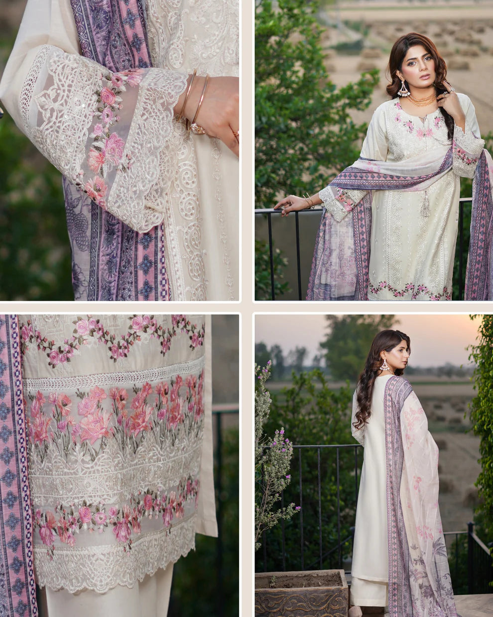 Munira 7 Srollinding Cotton Cream