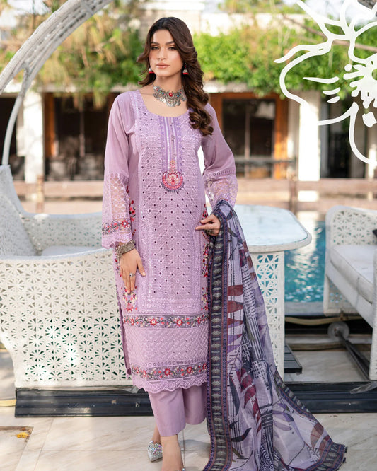 Munira 7 Srollinding Cotton Lavender