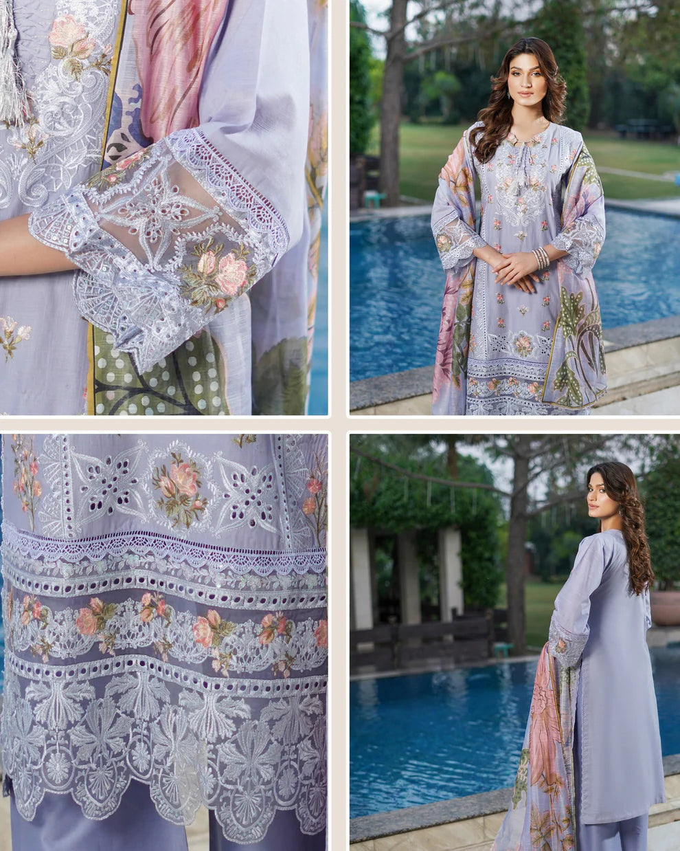 Munira 7 Srollinding Cotton Lilly