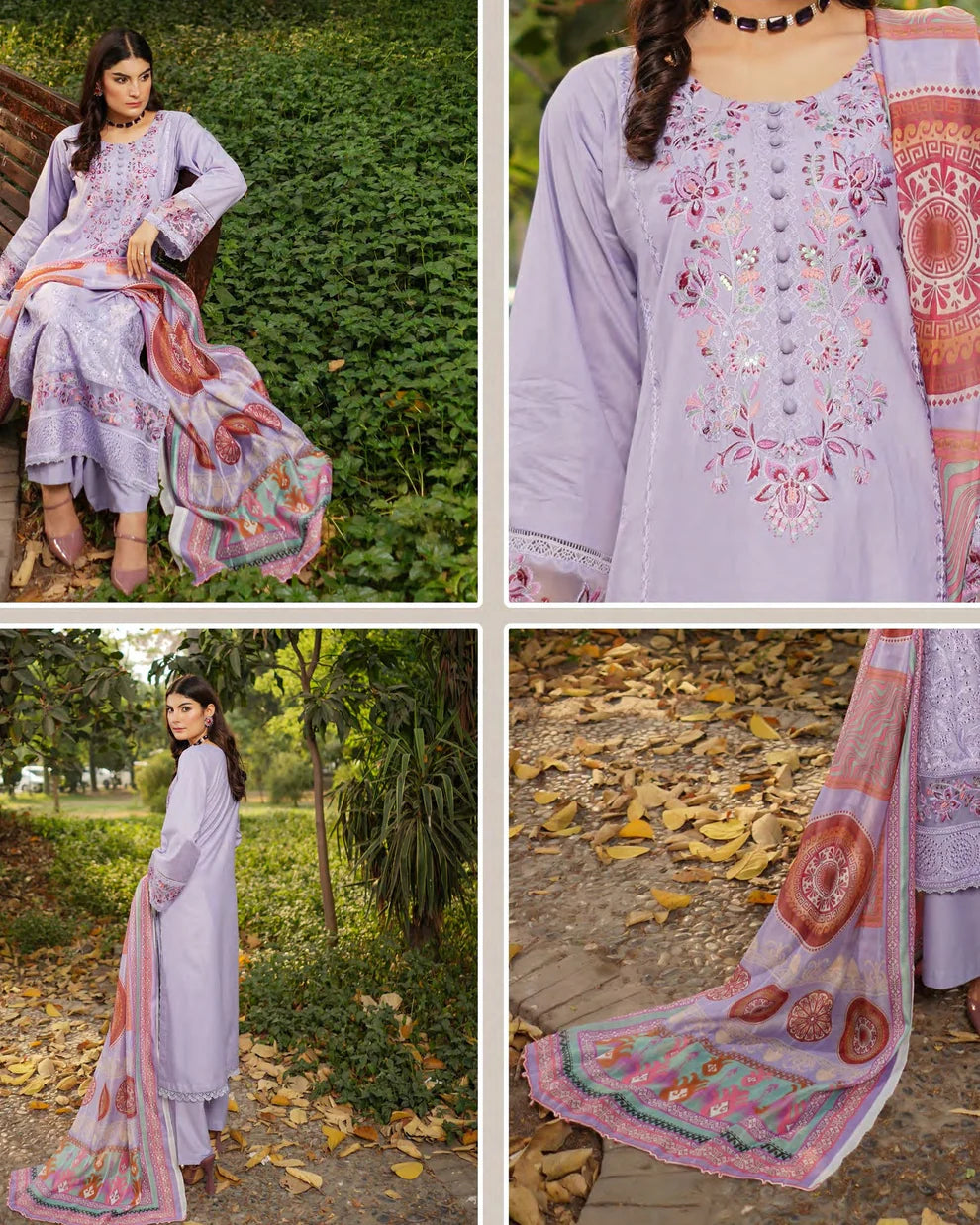 Munira Nazakat Cotton Lavender