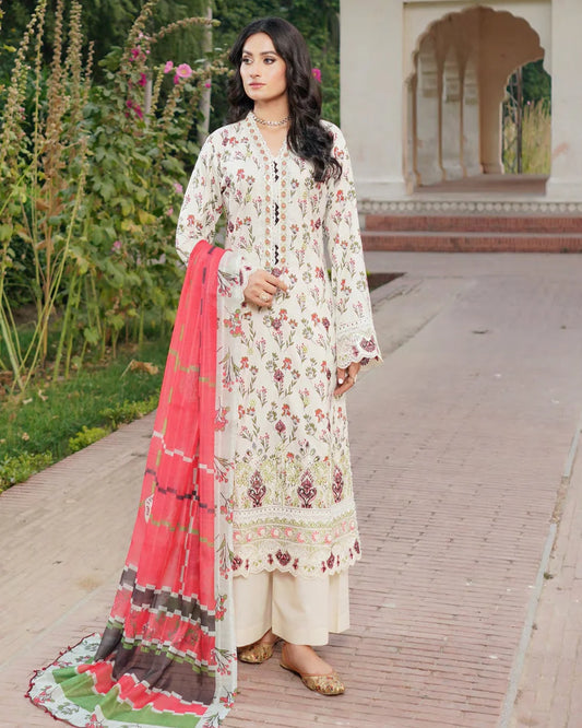 Munira Nazar Lawn Off White