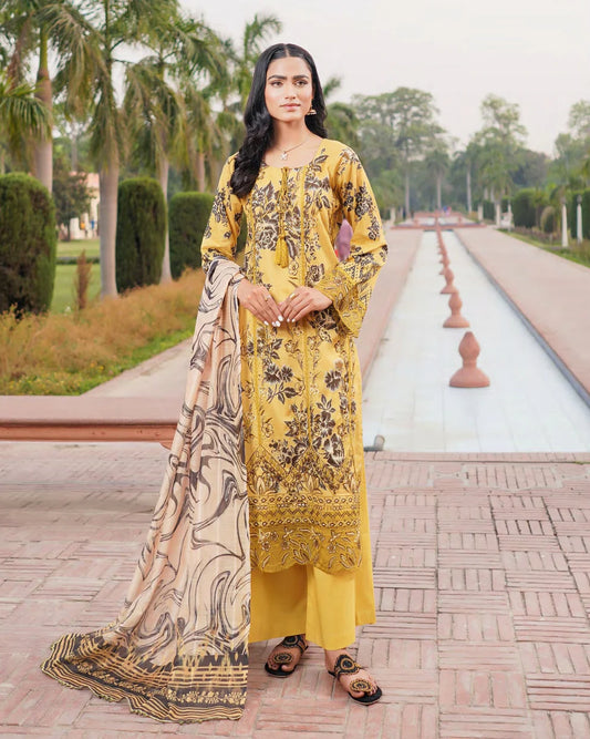 Munira Nazar Lawn Mustard