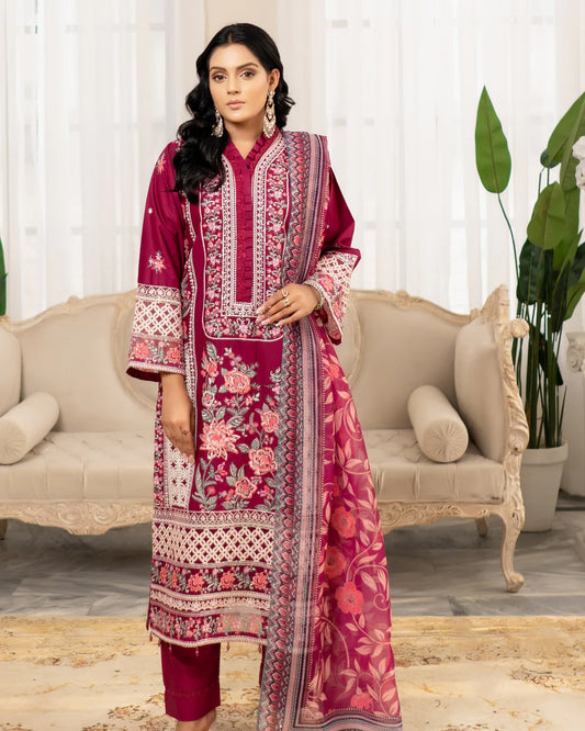 Munira Contemporary Cotton Burnt Pink