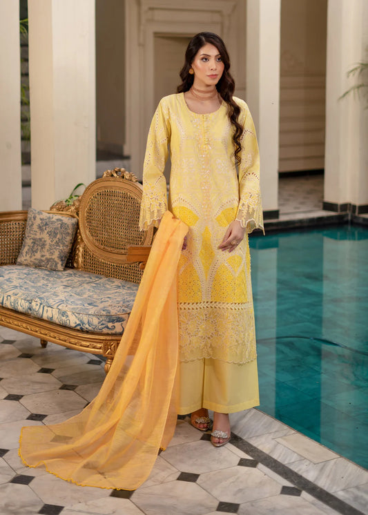 Munira Contemporary Cotton MSL Indian Yellow