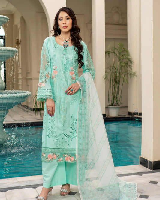 Munira Contemporary Cotton Aqua