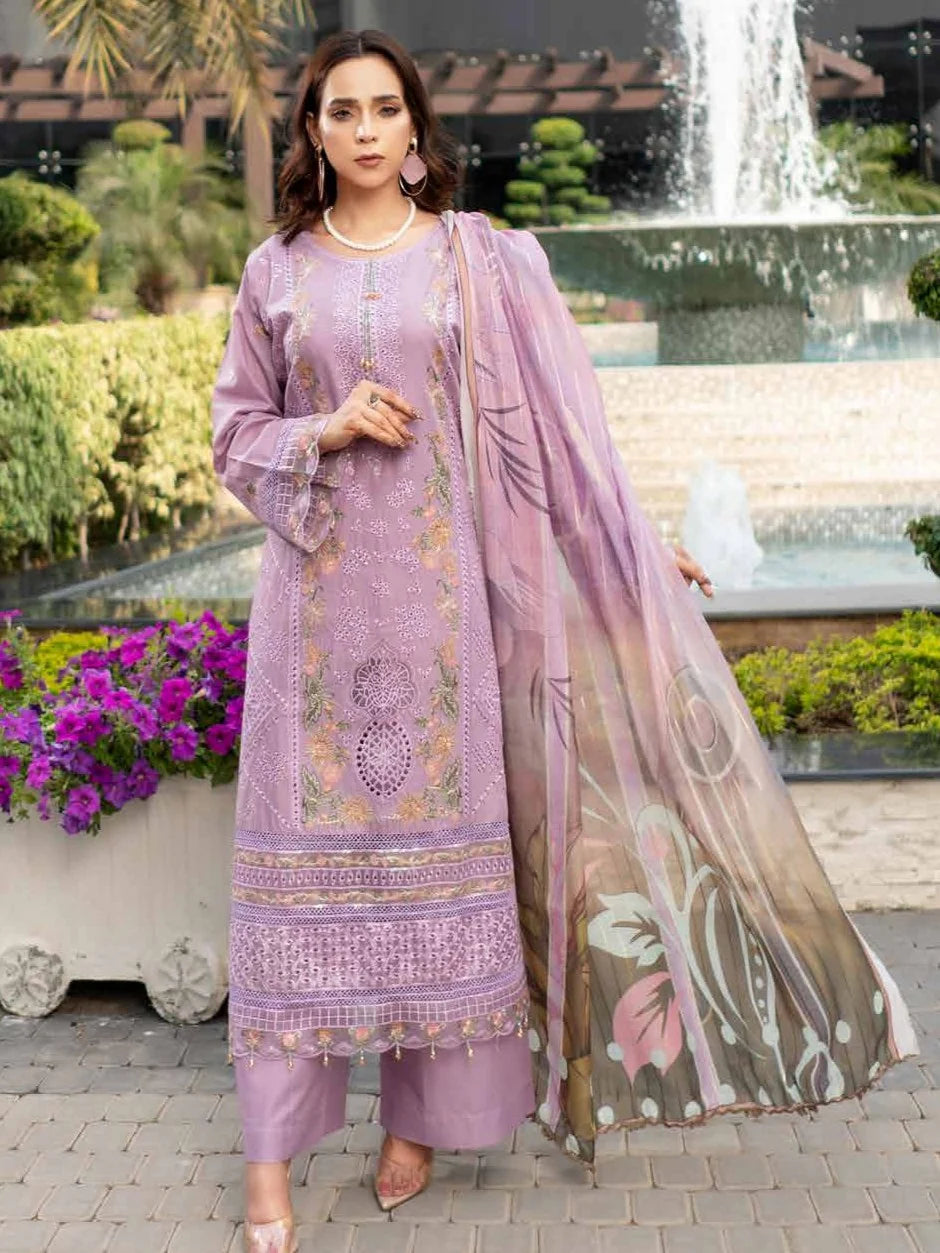 Munira Chhaya Cotton Lilac