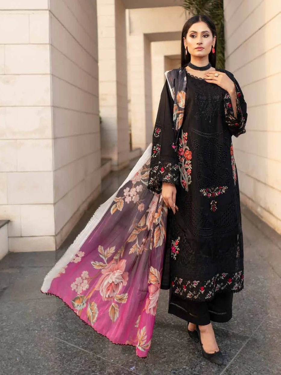 Munira Chhaya Cotton Black