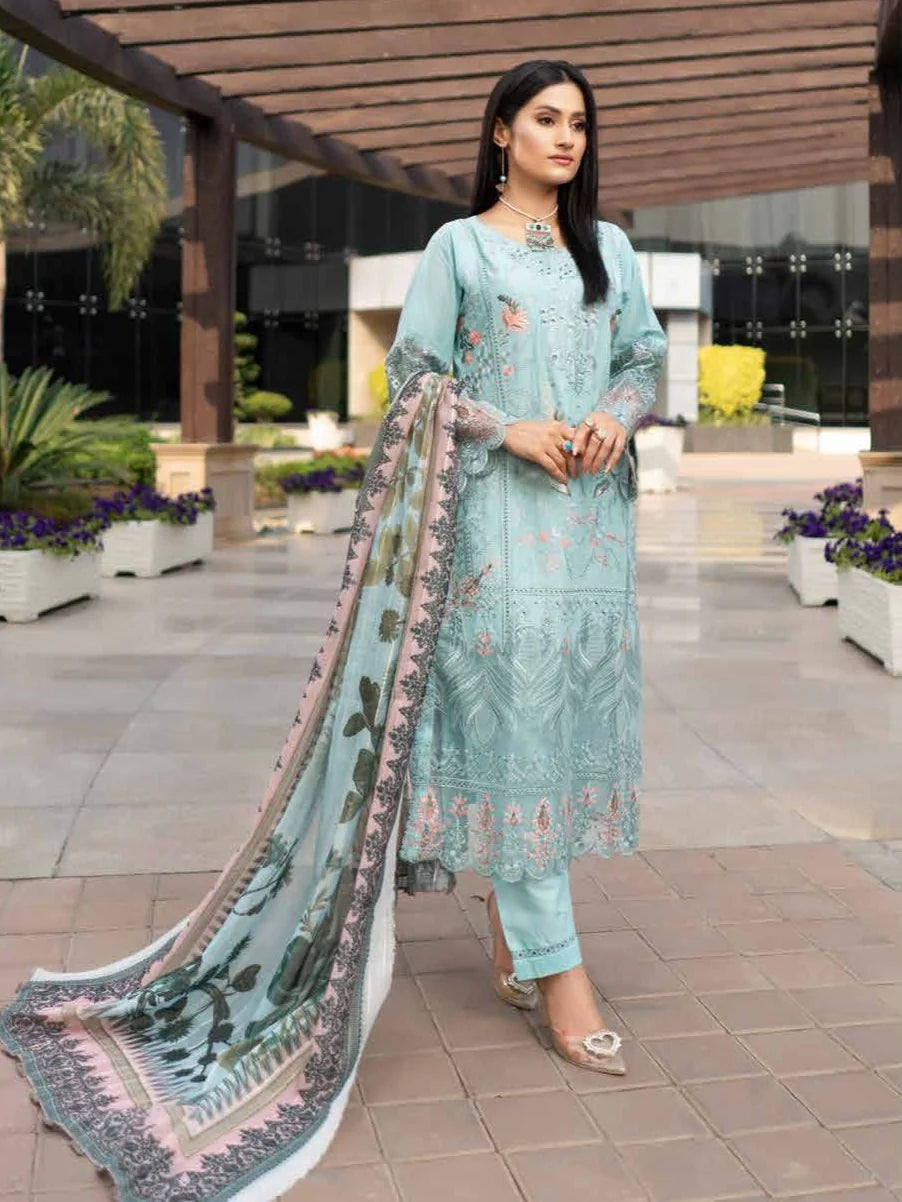 Munira Chhaya Cotton Sky Blue